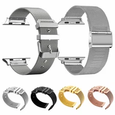 Stainless Steel Milanese Mesh Watch Strap for Apple Iwatch1/2/3/4 38 40 42 44mm