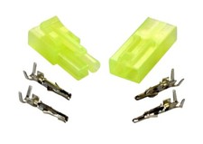 Battery Connector Mini Tamiya Male Female Plug Crimp Contact Terminals x 10 Set