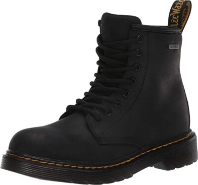 Dr.Martens Z52123 Unisex Youth Black Leather 1460 8-Eye Dr.Martens Z52123 Unisex Youth Black Leather 1460 8-Eye