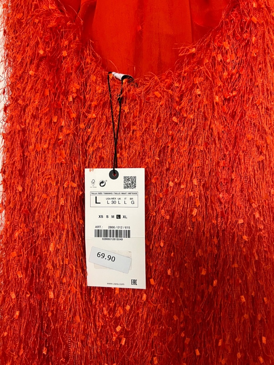 red open back prom dress Ombre Red Flutter Sleeve Tiered Chiffon Aline Prom Dress