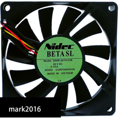 D08R-20TH 01B 80*80*15 20V 0.15A 8CM 3 wire switch converter fan