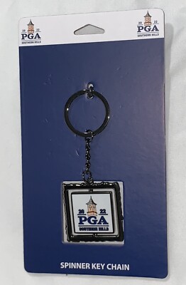 2022 Pga Championship Keychain Southern Hills golf spinner style new