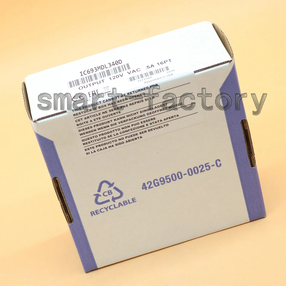 One New In Box GE Fanuc IC693MDL340D Series Module Output 120V VAC 5A 16PT - Image 3 of 4