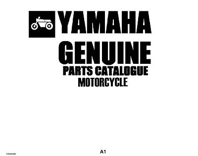 #ad Yamaha Parts Manual Book 1989 FZR400SWC $19.50