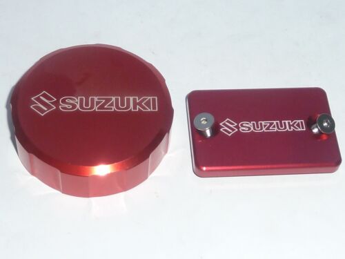 SUZUKI SV1000 2003-04 Front & rear Brake Fluid Reservoir COVERS CAPS LIDS TOP - Picture 14 of 15