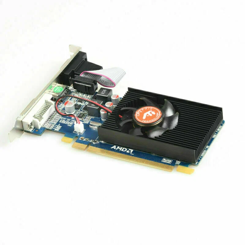 For AMD ATI Radeon HD 7450 2GB VGA DVI HDMI PCI-E Low Profile Video Card HD7450 - Image 3 of 4