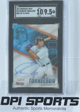 SPENCER TORKELSON DETROIT 2021 BOWMANS BEST OF 21 AUTO CARD SGC 10/9.5 NEAR MINT