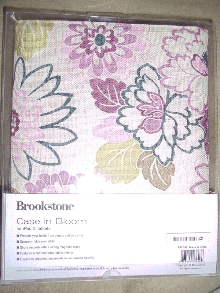 BROOKSTONE CASE IN BLOOM FOR IPAD 2 TABLETS - Image 4 of 4