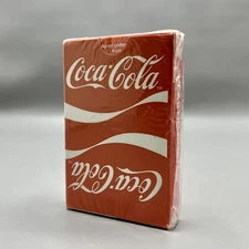 Coca Cola Bridge Plastic Coated Playing Cards US Playing Card Co New Sealed VTG