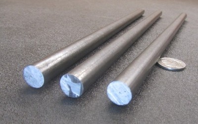 1144 Fatigue Stress Proof Steel Rod Round Bar,  1/2'' Dia x 1 Foot Length, 3 Pcs