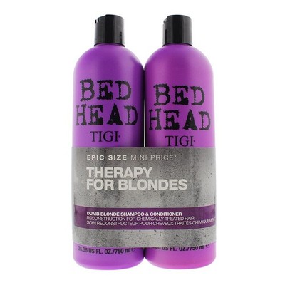 Tigi Bed Head Dumb Blonde Shampoo Conditioner 750ml Duo Pack For Women
