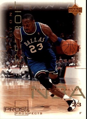 2000-01 Upper Deck Pros and Prospects #18 Cedric Ceballos - BSK