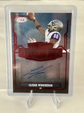 2022 SAGE Low Series - Peak Performance Autographs Lujuan Winningham #PKA-LW 