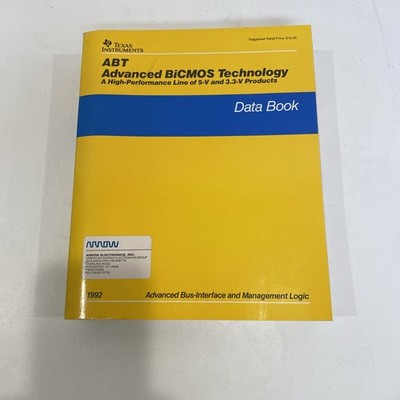 Texas Instruments Data Book ABT Advanced BiCMOS Logic Technology Manual 1994.B81