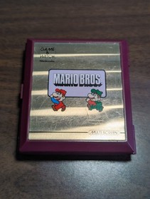 Mario Bros. Game & Watch Vintage Foldable Handheld Video Game 1980s Model: MW-56