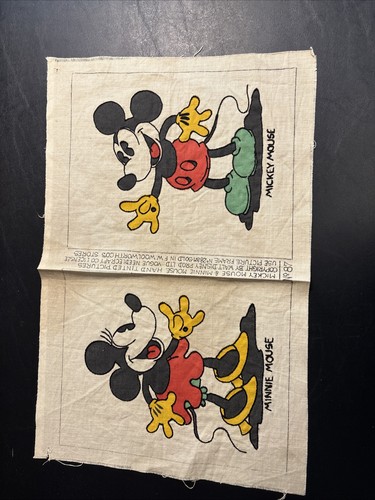 Mickey & Minnie Mouse Disney Pillow Case 18x12 Needlecraft #87
