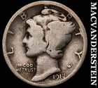 1917 Silver Mercury Dime - Scarce  Better Date  No Reserve  #G9154