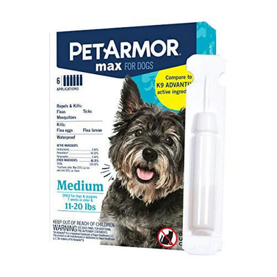 #ad PetArmor Max for Dogs 11–20 lbs Flea Tick Mosquito Prevention 6 Month Supply $24.95