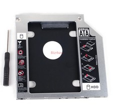 9.5mm SATA 2nd HDD SSD Case Hard Drive Caddy for Universal Laptop CD DVD-ROM ODD