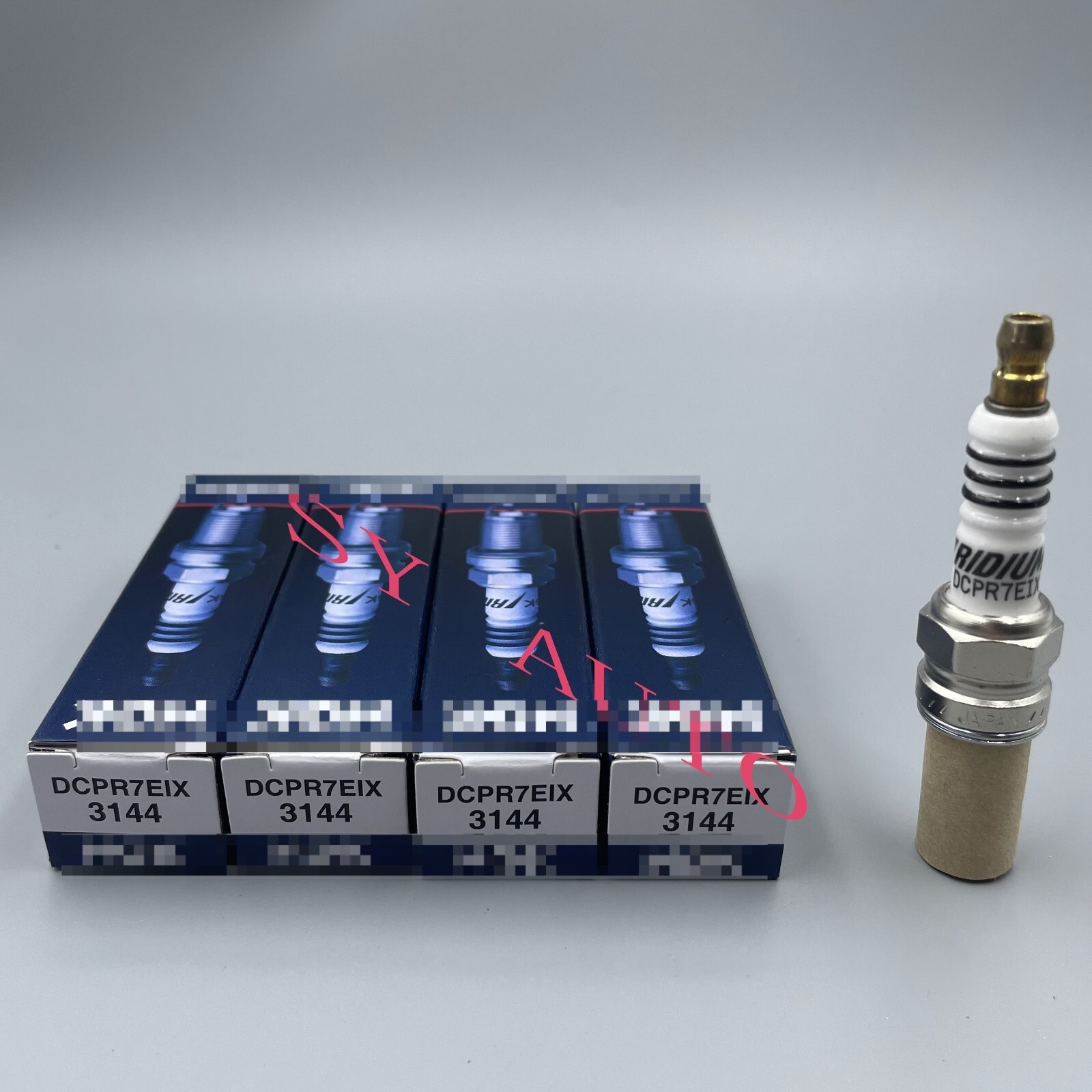 4x NGK 3144 DCPR7EIX 6046 97637 Iridium IX Spark Plugs for Chevy Spark Fiat 500