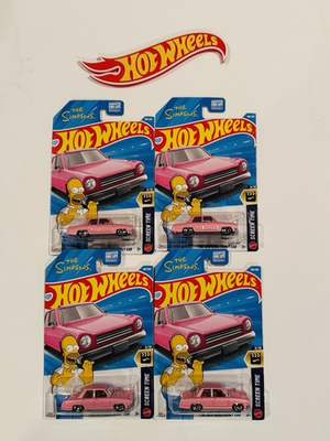#ad Hotwheels 2026 The Simpsons Family Car Lot Of 4 $20.00
