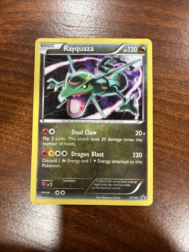 Pokémon Rayquaza XY64 Holo Promo Card