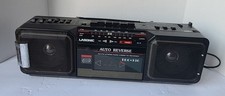 Vintage Lasonic TRC-936 Boombox Auto Reverse Cassette Player AM/FM Stereo Tested