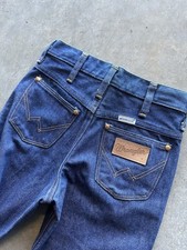 Vintage 70s Wrangler Student Size Straight Leg Jeans Never Worn 24 x 29