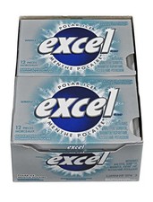 Excel Sugar-free Pellet Gum, 12ct - 12pk, Polar Ice