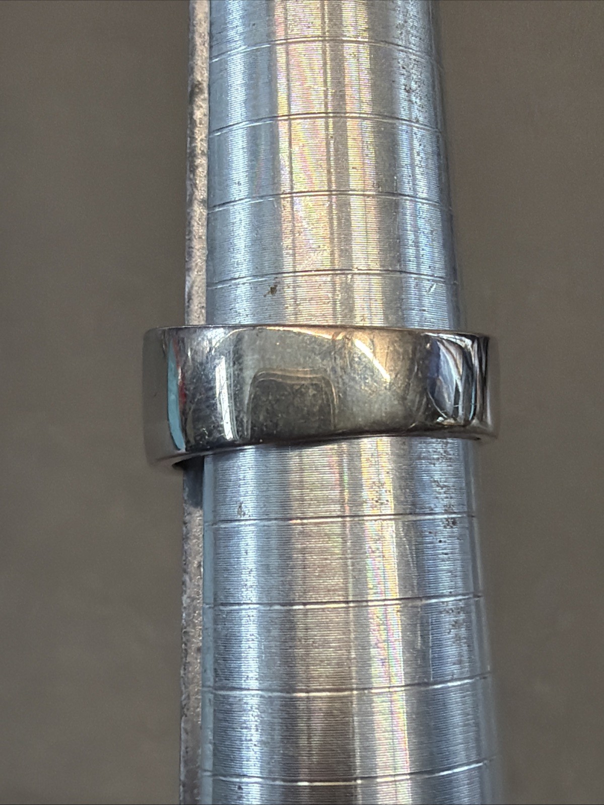 FH Signed Sterling Silver Ruby Stone Cross Ring T… - image 7