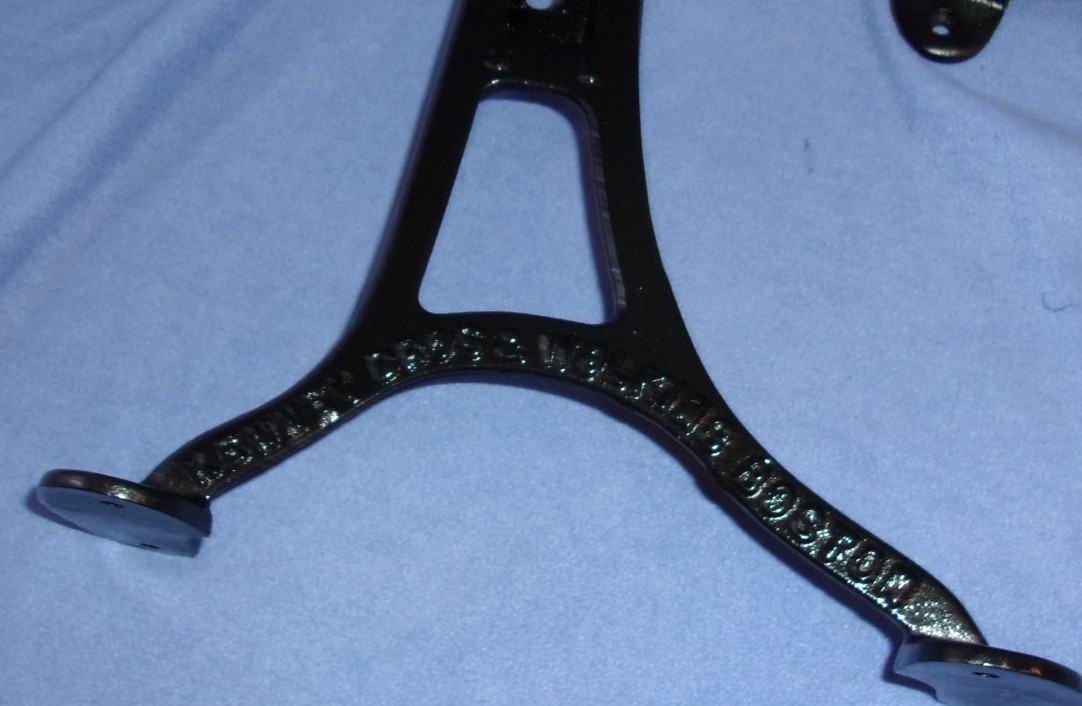 ANTIQUE KENNEY BROS. & WOLKINS CAST IRON ADJUSTABLE SCHOOL DESK LEGS - RESTORED