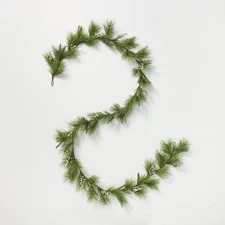 12' Long Needle Pine with White Berry Garland - Hearth & Hand