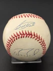 Barry Bonds Bobby Bonds Giants Signed ONL Baseball AUTO JSA COA