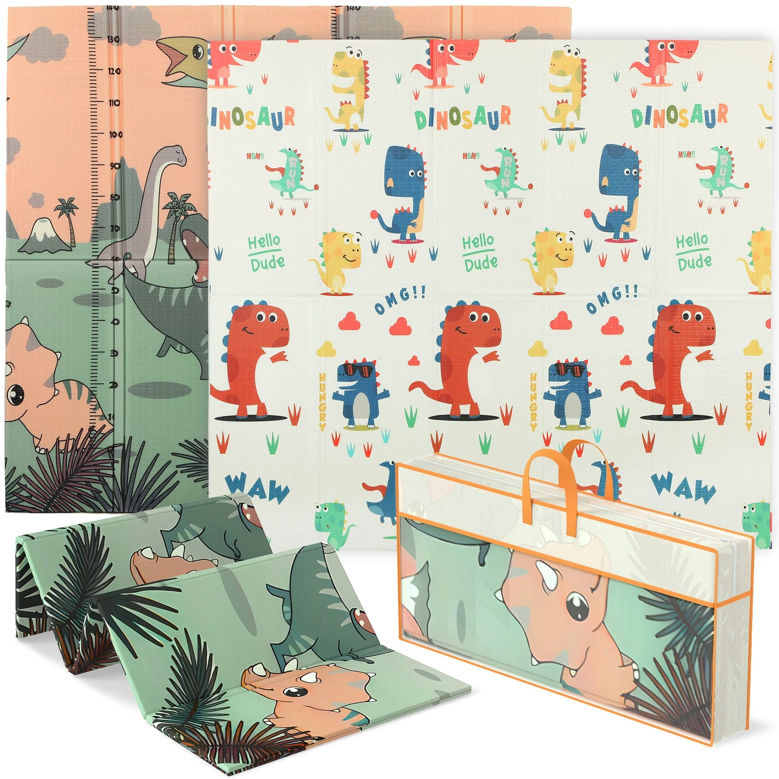 AIYAPLAY Baby Play Mat, Foldable Activity Playmat, Dinosaur Theme
Opens in a new window or tab