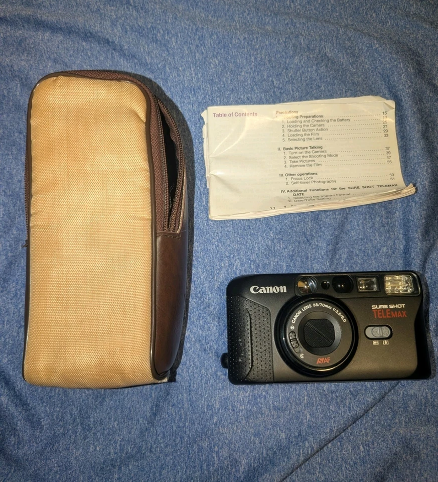 Cámara fotográfica compacta Canon Sure Shot TeleMax 35 mm SIN PROBAR Foto 2 de 4