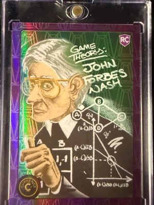 2025 Cardsmiths Currency Series 5 John Forbes Nash Jr Gem Refractor 42/299