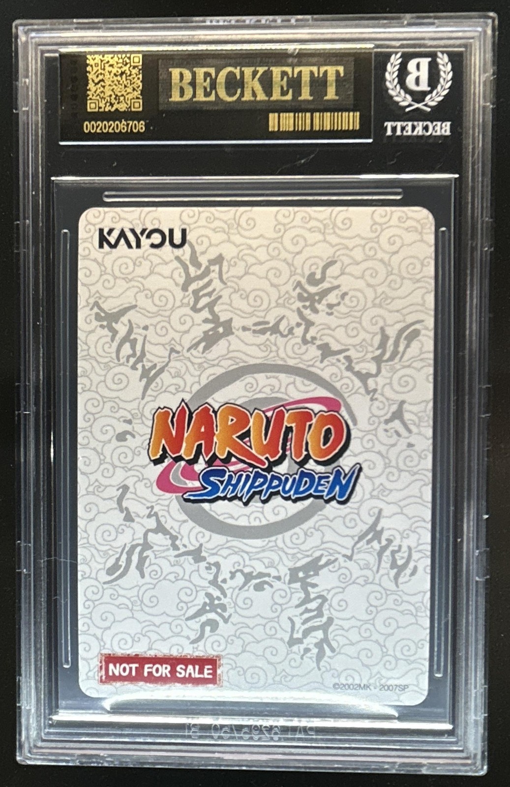 2025 Kayou Naruto Smriti Jin Naruto Uzumaki #NRIE-PR-002 BGS 10 Black Label view 2