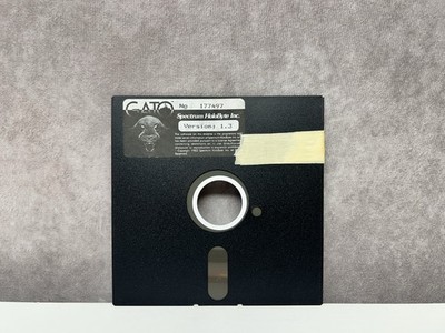 Gato PC Retro Video Game 5.25'' Floppy Disk ONLY Version 1.3 Spectrum Holobyte