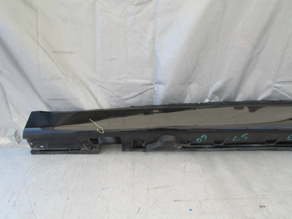 2004 2005 BMW 645Ci 2 portas saia lateral do motorista balancim moldura preta fabricante de equipamento original - Imagem 3 de 4