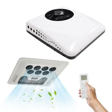 12V RV air conditioner electric rooftop AC Unit fit motorhome Trailer Heat&cool