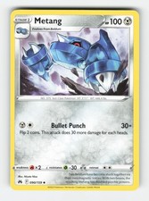 Metang 090/159 Uncommon Crown Zenith Pokemon Near Mint