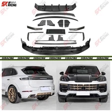 Dry Carbon Front Rear Bumper Lip Spoiler Body Kits For Porsche Cayenne GTS 2024+