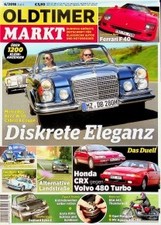 3) Oldtimer Markt 06/2018 - Honda Civic CRX 1.6i-16  - Volvo 480 Turbo mit 120P