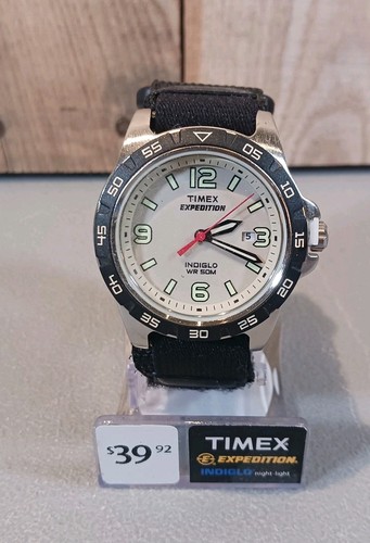 New Timex Expedition Watch Indiglo WR TO 50M TESTED  WORKS