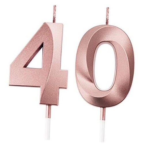 Birthday Candles Numeral Candles Cake Topper Decoration for Birthday Party