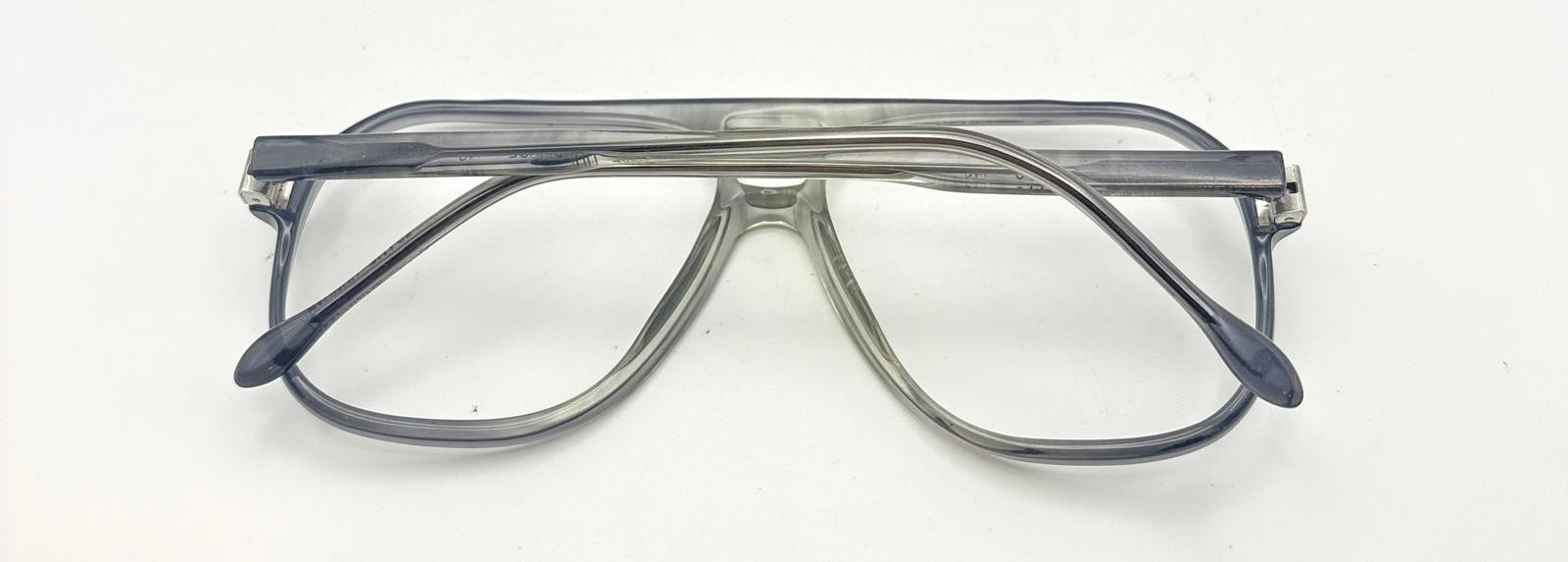 Vintage Dave Gray Translucent Pilot Sunglasses FR… - image 4