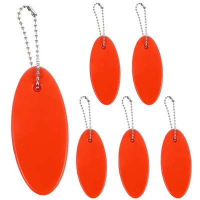 6 Pcs Schwimmfähiger Schlüsselanhänger Kreativer Schlüsselflocken