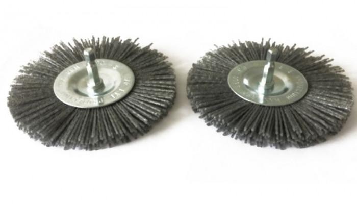 Brosses nylon pour nettoyeur de joints Güde G94317 brossage terrasse allée lot de 2 G94319