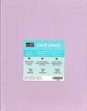 PALE PLUM cardstock Stampin Up 8.5X11 24 sheet package sealed
