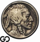 1913-S Buffalo Nickel Type 1, Semi-Key Date